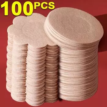 10/20/50/100 шт. женские невидимые лепестки для груди, лента для подтяжки бюстгальтера, наклейки для сосков, наклейки на грудь, клейкие чехлы для сосков, бюстгальтеры, аксессуары 10PCS