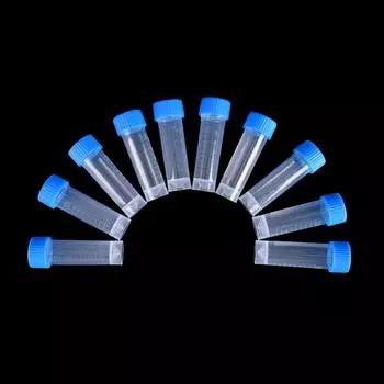 10/20/50/100X 5 мл химические пластиковые пробирки флаконы с уплотнительными крышками упаковка контейнер N100