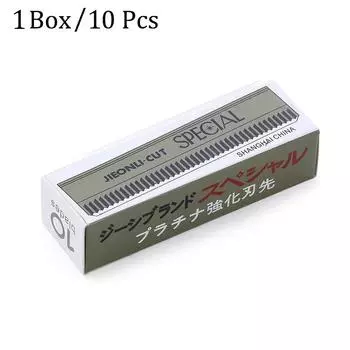 10/20/50 шт. Лезвия для бровей Нержавеющая сталь Микроблейдинг Триммер для бровей Удалитель волос на лице Сменная бритва Инструменты для макияжа и красоты 10 pcs