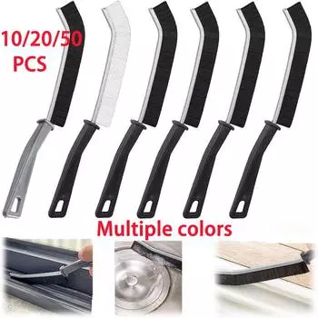 10/20/50 шт. Щетка с жесткой щетиной для чистки щелей, щетка для чистки затирки, щетка для чистки глубоких швов плитки, щетка для чистки щелей, инструменты 1PCS