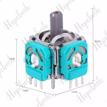 10/20/50 шт. сменный 3D-рокер аналоговый джойстик сенсорный модуль потенциометр для PS4 /pro Slim Xbox One S/x контроллер ремонт