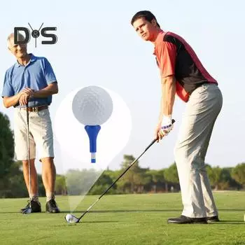 10/20/50 шт. тройники для гольфа, небьющиеся пластиковые тройники для гольфа, уменьшающие трение, боковое вращение, аксессуары для гольфа, узор с флагом США, длинные тройники для гольфа оптом 10 pcs синий