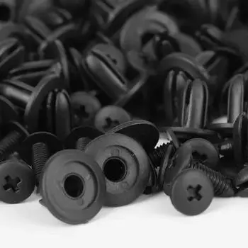 10/20/50Pcs Car Bumper Fender 8mm Hole Plastic Rivets Fastener Screw Car Door Trim Panel Retainer Fastener Clips Car Accessories