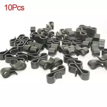 10/20/50pcs/PACK S Shaped Hook Gutter Hooks Heavy Duty Clips New Year Christmas Party Fairy Lights Decoration Clip
