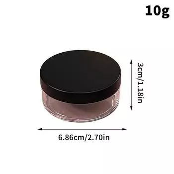 10/20 г пластиковая пустая баночка для рассыпчатой пудры, коробка для макияжа, сито, контейнер, косметический горшок, портативная коробка для рассыпчатой пудры, многоразовая банка 10g