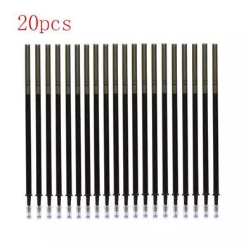 10/20 шт. 0,5 мм гелевая ручка с чернилами, стираемый стержень, стираемая ручка, моющаяся ручка, школьные канцелярские принадлежности, стержни для ручек 10pcs set красный