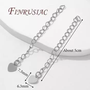 10-20 шт. 5 см позолоченная 18 карат удлинительная цепочка для изготовления ювелирных изделий, удлинитель для ожерелья, DIY соединители для браслетов, аксессуары 10 pieces