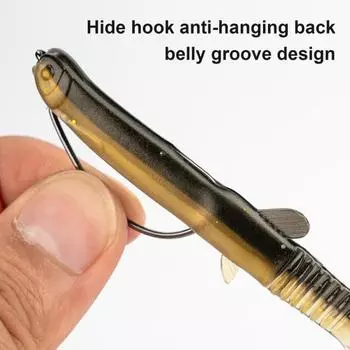 10/20 шт 7 см/2,2 г мягкая приманка вьюн бионический вьюн искусственная рыболовная приманка соленая вода 10pcs