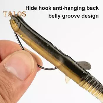 10/20 шт 7 см/2,2 г мягкая приманка для вьюна бионическая приманка для вьюна искусственная рыболовная приманка для соленой воды пресноводная форель судак змееголов рыболовные принадлежности 10pcs