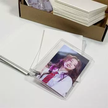 10/20 шт. A7 белая картонная карта защита из маленькой упаковки для карт плотная картонная упаковка офисные принадлежности для стола 10PCS