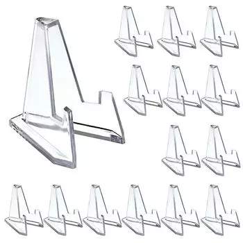 10/20 шт. акриловый держатель для монет, акриловые подставки, маленькая стойка для демонстрации коллекции, капсулы, рамка для монет и медалей