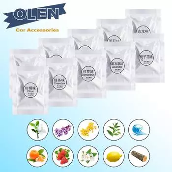 10/20 шт., автомобильный освежитель воздуха, 10 ароматов, наполнитель для автомобильных духов, диффузор для духов Bear Pilot Vent