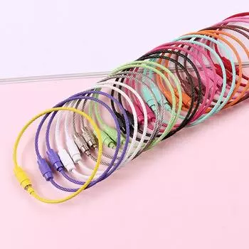 10/20 шт. брелок из нержавеющей стали с винтовым замком для багажной бирки для кемпинга 10Pcs