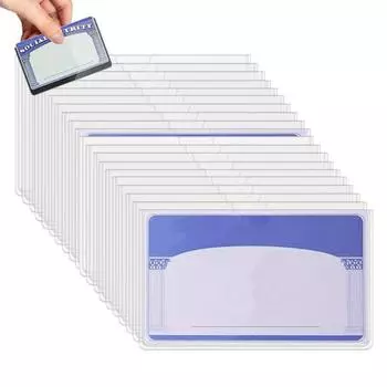 10/20 шт. чехлы для карт социального обеспечения прозрачный протектор для карт Medicare водостойкий прозрачный ПВХ держатель для карт для удостоверения личности дебетовой кредитной карты A 10pcs