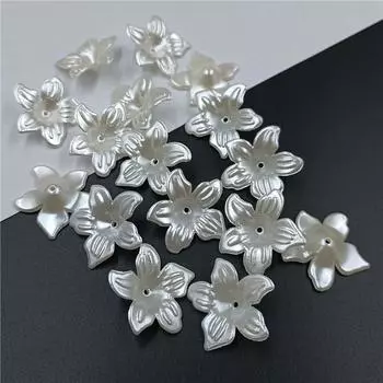 10/20 шт. для DIY Craft Шпилька ручной работы Элегантный ABS Белый искусственный жемчуг свободные бусины Изготовление ювелирных изделий Фурнитура для рукоделия Шапки Аксессуары 10pcs &22mm