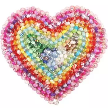 10/20 шт. европейские бусины-разделители с большими отверстиями, европейские бусины для поделок, бусины для сада фей для самостоятельного изготовления подвесок, браслетов, ожерелий, серег, ювелирных изделий 10pcs разноцветный