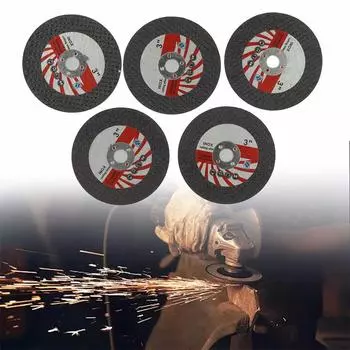 10/20 шт. Круглый шлифовальный круг 3 дюйма диаметром 75 мм, шлифовальный диск, отрезной круглый диск для угловой шлифовальной машины, запасные части, абразивный инструмент 10 PCS