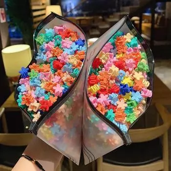 10/20 шт., милые заколки для волос с героями мультфильмов для девочек, зажим для волос с цветком и звездой, маленькие когти для волос, детские милые заколки для волос, модные аксессуары для волос 50pcs ceil