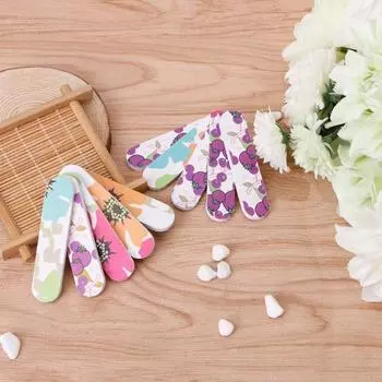 10/20 шт. Мини-пилочки для ногтей, милые, круглые, двухсторонние, зернистые, инструменты для дизайна ногтей, маникюр 10pcs