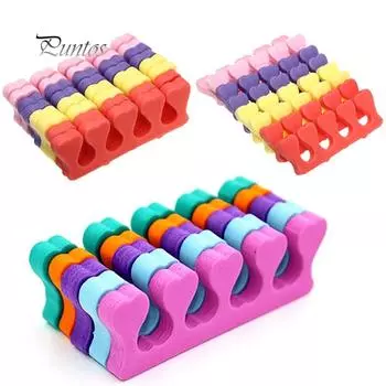 10/20 шт. мягкая губка для дизайна ногтей, сепаратор для пальцев ног, салонный домашний инструмент для педикюра 10pcs