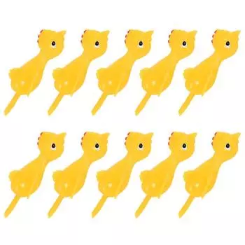 10/20 шт. Мягкая пальчиковая катапульта, курица, детские сувениры на день рождения, игры, наполнитель для пиньяты, обратно в школу, забавные подарки, набор призов, игрушки 10pcs