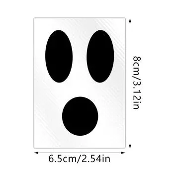 10/20 шт. наклейки для привидения на Хэллоуин, украшение для привидения на Хэллоуин, лицо, дюймы, привидение 3,14 * домашний декор Wal C2C6 A-2.55*3.14in