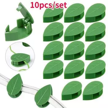 10/20 шт. невидимые зажимы для настенного крепления для восхождения, акриловая наклейка, самоклеящийся крючок, держатель для тяги растений, лозы, в помещении и на открытом воздухе 10PCS