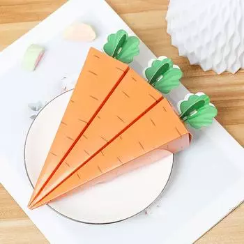 10/20 шт. Пакеты для упаковки закусок, весенние, пасхальные, 3D, морковные коробки, кролики, пакеты для конфет, морковные конусы, креативная коробка 21x4x4 см 20pcs