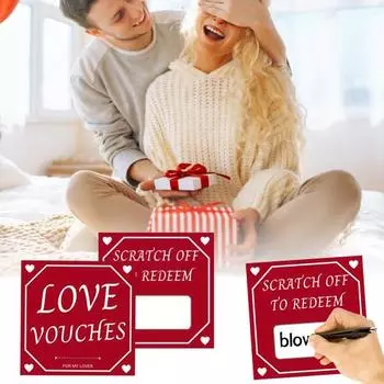 10/20 шт. Парные скретч-карты своими руками для романтического свидания, идеи для игры в скретч-игру на День святого Валентина 10pcs