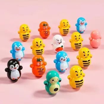 10/20 шт. развивающие мини-дети с героями мультфильмов, милые толстяки, синие случайные игрушки, стаканы, украшения, подарки, аксессуары 10Pcs