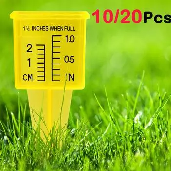 10/20 шт. садовый датчик уровня воды прозрачный многоразовый уличный разбрызгиватель индикатор уровня воды измеритель многофункциональный газонный датчик дождя