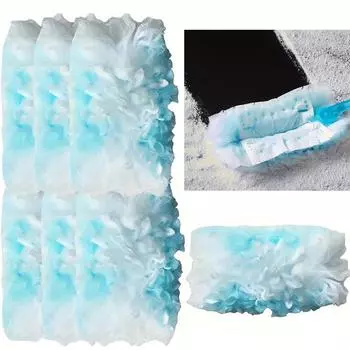 10/20 шт. сменные головки для пыли одноразовые короткие сменные насадки для пыли оптом для уборки дома, офиса, жалюзи, поверхности автомобиля, очистки от пыли