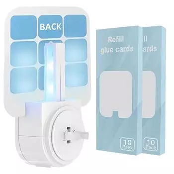 10/20 шт. сменных липких подушечек для вставной световой ловушки для летающих насекомых 10Pcs