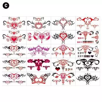 10/20 шт. татуировки секс водонепроницаемые временные татуировки матки поддельные татуировки наклейки