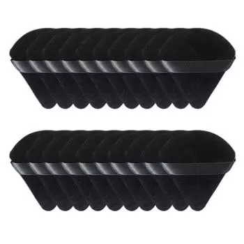 10/20 шт. треугольная бархатная пудра для пиццы, мука, мини-губка для макияжа лица, косметика, моющийся легкий инструмент для макияжа