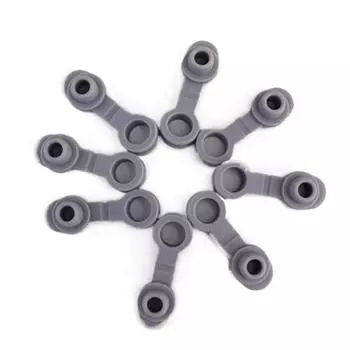 10/20 шт. универсальные силиконовые уплотнительные бутылки с отверстиями для соломы, втулки, пробки, крышки, соломенная пробка, сменный стакан, чашка-термос 20/30 унций