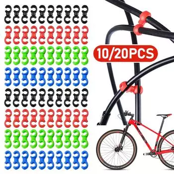 10/20 шт. велосипедные зажимы Cross Line, трос тормоза для горного шоссейного велосипеда, зажимы в стиле S, запасные части для велоспорта, оборудование MTB