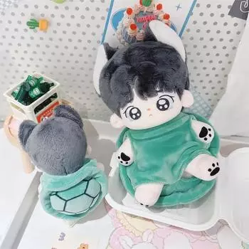 10/20 см мини-кукла-кукла, одежда из мультфильма, черепаха, панцирь, пальто «сделай сам», Kawaii, можно изменить кукольную одежду, аксессуар для детей, девочек, фанатов, подарки fit 10cm doll