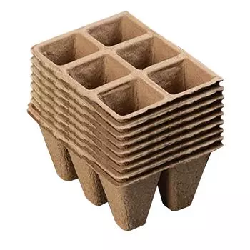 10/20Pcs Biodegradable Seed Starter Peat Pots Seed Growing Tray Planting Seed Tray Kit For Garden Grow Box Supplies Nursery Cup