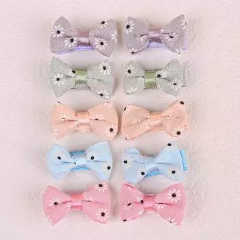 10/20PCS Flower Hair Bows with Clips Baby Girls Hair Clips Little Girls Hairpin Barrettes Kids Children Hair Accessories