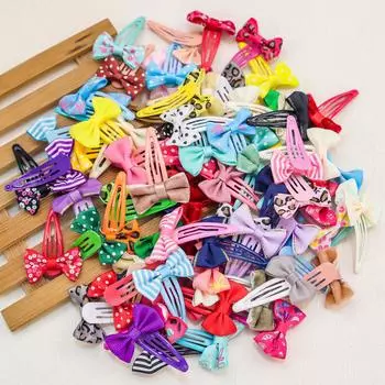 10/20Pcs/Set New Girls Cute Cartoon Hair Clips Kids Lovely Star Flower Hairpins Headband Barrettes Fashion Hair Accessories 10pcs