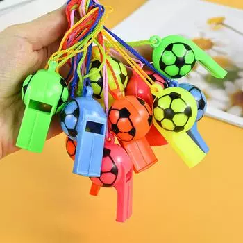 10/20Pcs Soccer Party Gifts Whistles Noise Maker Toy Kids Sports Football Theme Birthday Party Favors Pinata Goodie Bag Filler 10pcs