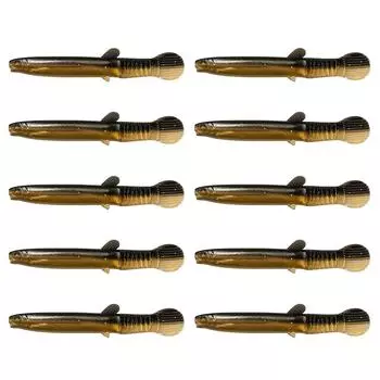 10/20Pcs Swing Tail Bait 70mm Soft Bait for Bass Pike Trout Fishing Accessories 10Pcs