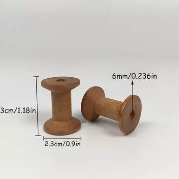 10/20X Винтажные деревянные катушки DIY Катушки Органайзер для швейных лент Шпагат Деревянные инструменты для поделок Нитки Проволока Катушка Товары для рукоделия