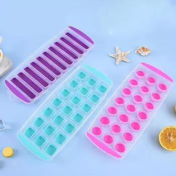 10/21 решетка для кубиков льда силиконовая форма для льда со съемной крышкой самодельная форма для мороженого для коктейлей кухонные принадлежности для бара