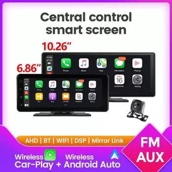 10,26/6,86-дюймовый универсальный автомобильный Raido беспроводной Android Auto Carplay экран мультимедийный проигрыватель смарт-экран автомобильные интеллектуальные системы