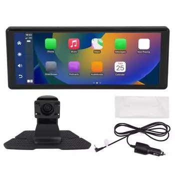 10,26-дюймовая портативная автомобильная стереосистема для Carplay для Android Auto с поддержкой Mirror Link Bluetooth 5.0