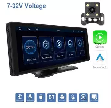 10.26 Смарт-экран Bluetooth Мультимедийный плеер с задней камерой заднего вида