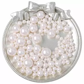 10/2 шт./пакет стеклянный жемчуг с полуотверстием для ювелирных изделий ручной работы DIY Diameter:8mm белый