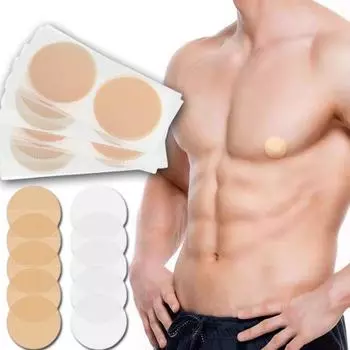 10/30/50 пар дышащих накладок на соски для мужчин, одноразовые клейкие нагрудные пирожки, невидимые рубашки, колготки, костюм, противовыпуклая наклейка на соски 10pairs